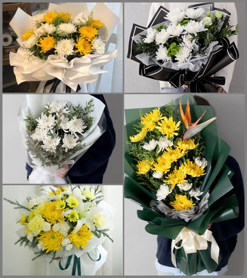 广东中山市三乡镇白石村白事花束代送